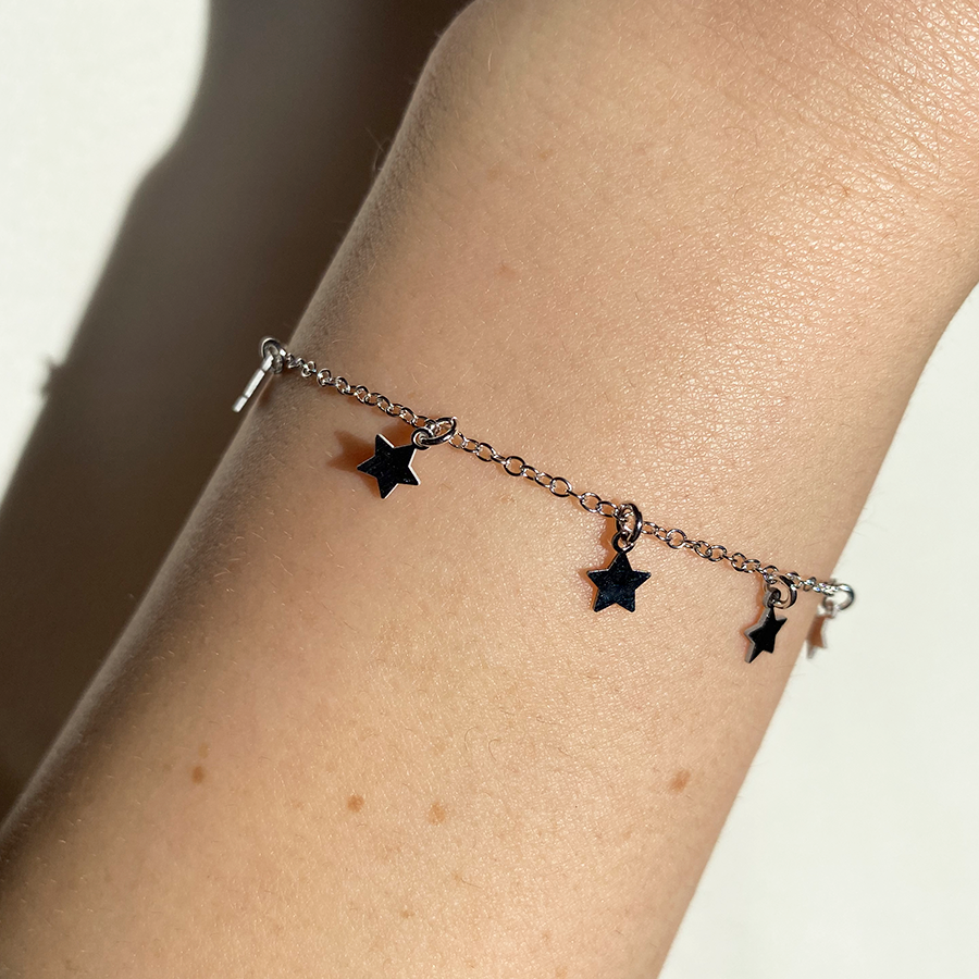 Pulsera Little Stars Charms Plata