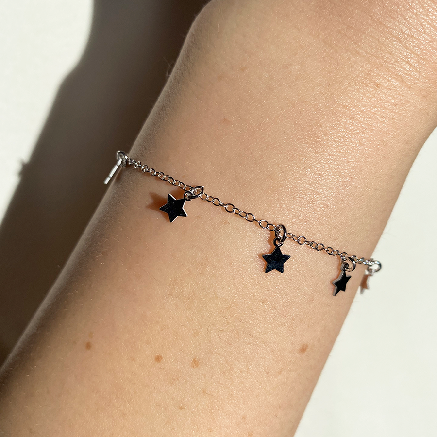 Pulsera Stars Plata