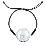 Pulsera Personalizada con Foto Mascota Halo Plata Doré