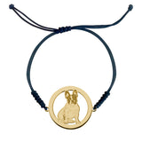 Pulsera Personalizada con Foto Mascota Halo Plata Doré