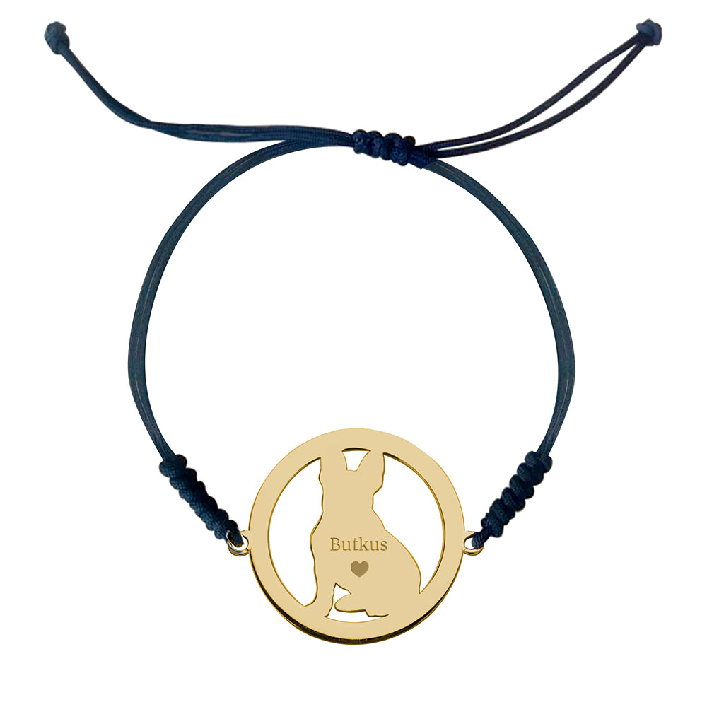 Pulsera Personalizada con Foto Mascota Halo Plata Doré