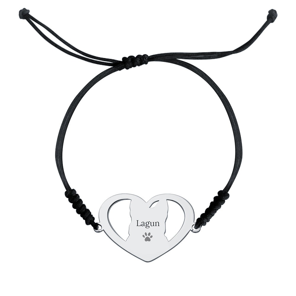 Pulsera Personalizada con Foto Mascota Corazón