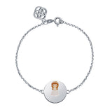 Pulsera Personalizable niña primera comunión Plata