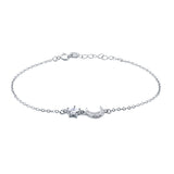Pulsera Luna y Estrella Plata