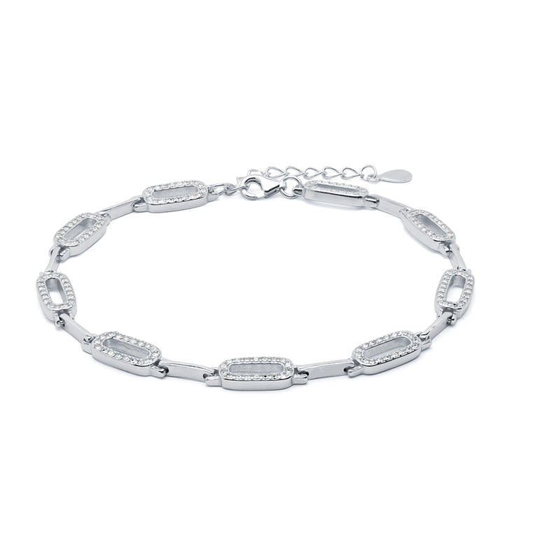 Pulsera Eslabones en Plata