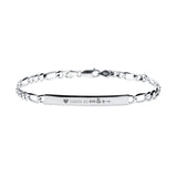 Pulsera Fígaro en plata 5mm
