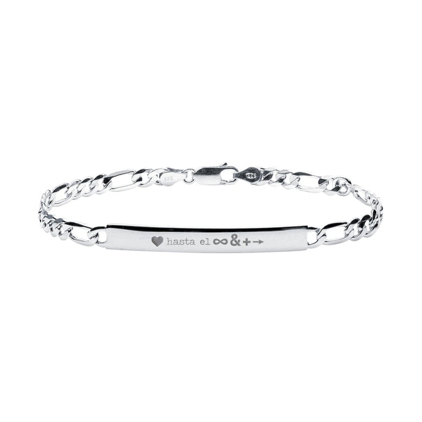 Pulsera Fígaro en plata 5mm