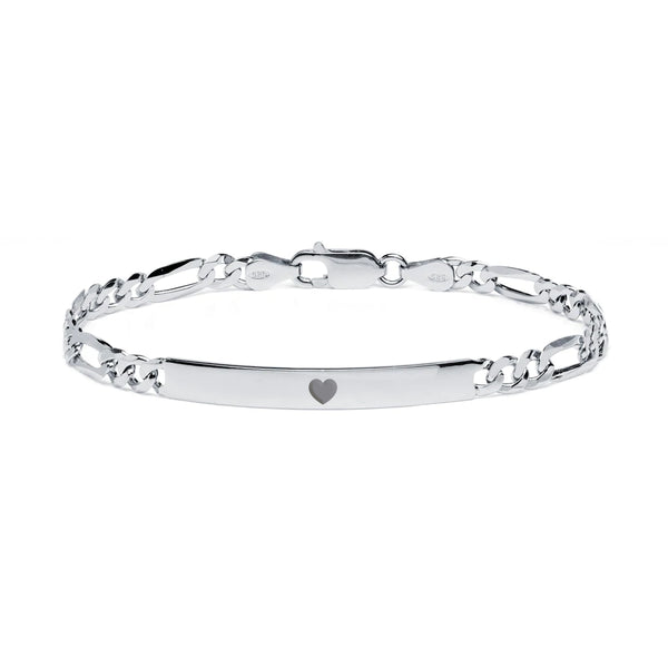 Pulsera Fígaro en plata 6mm
