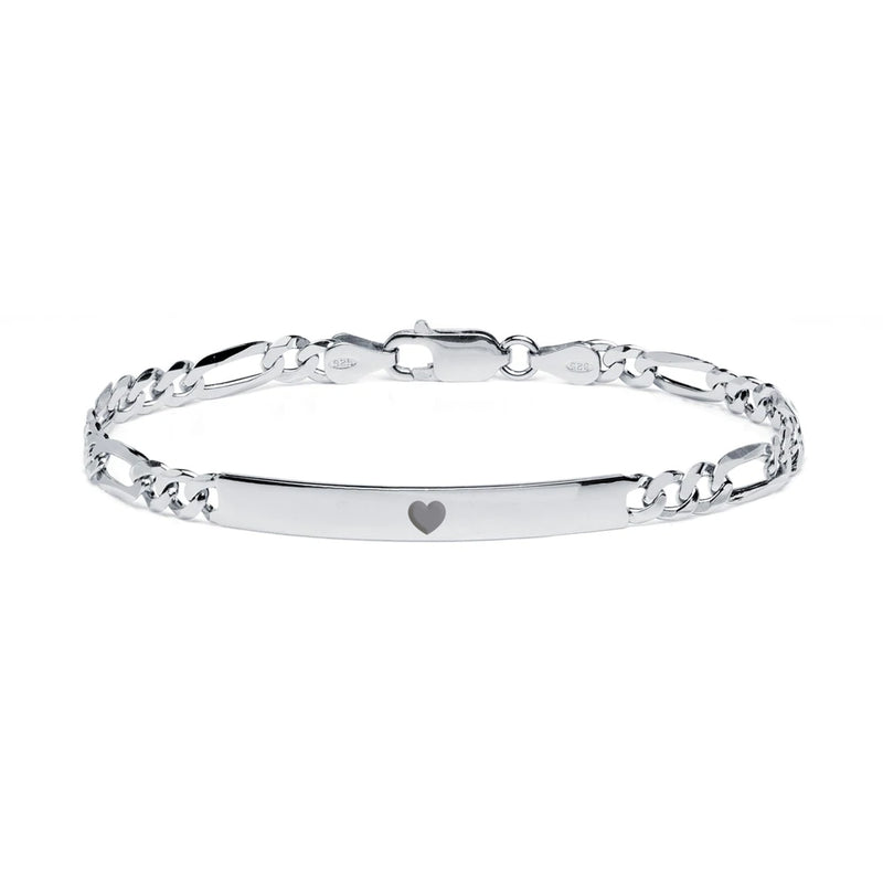 Pulsera Fígaro en plata 6mm