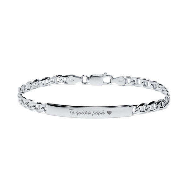 Pulsera Traversino en plata 5mm