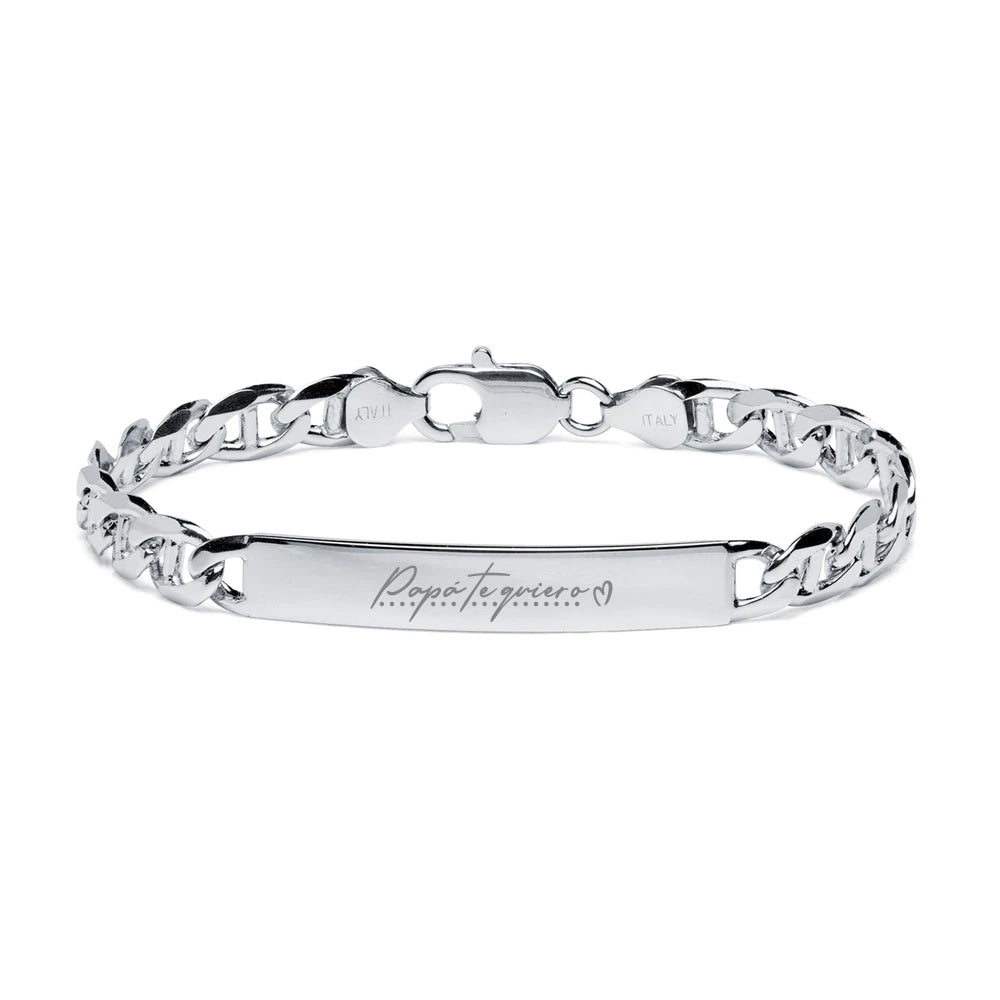 Pulsera Traversino 7mm Plata