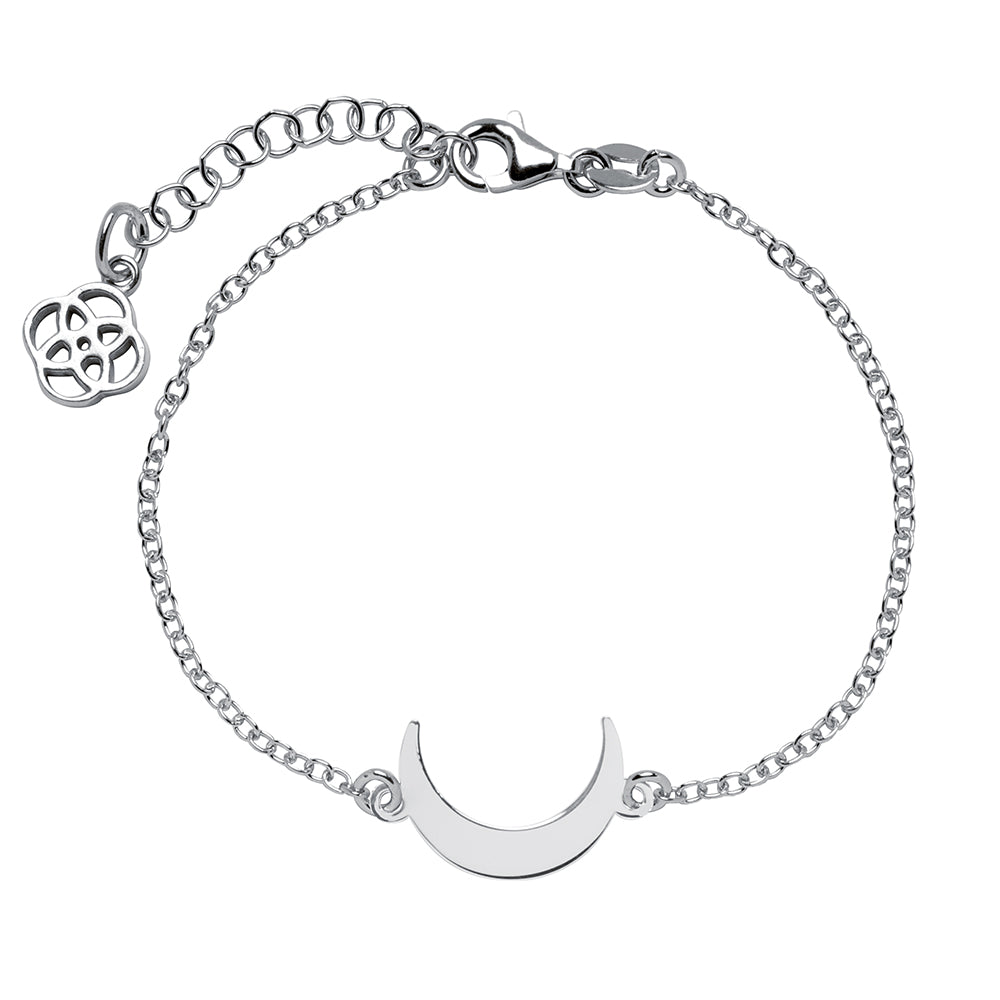 Pulsera Luna Invertida Plata