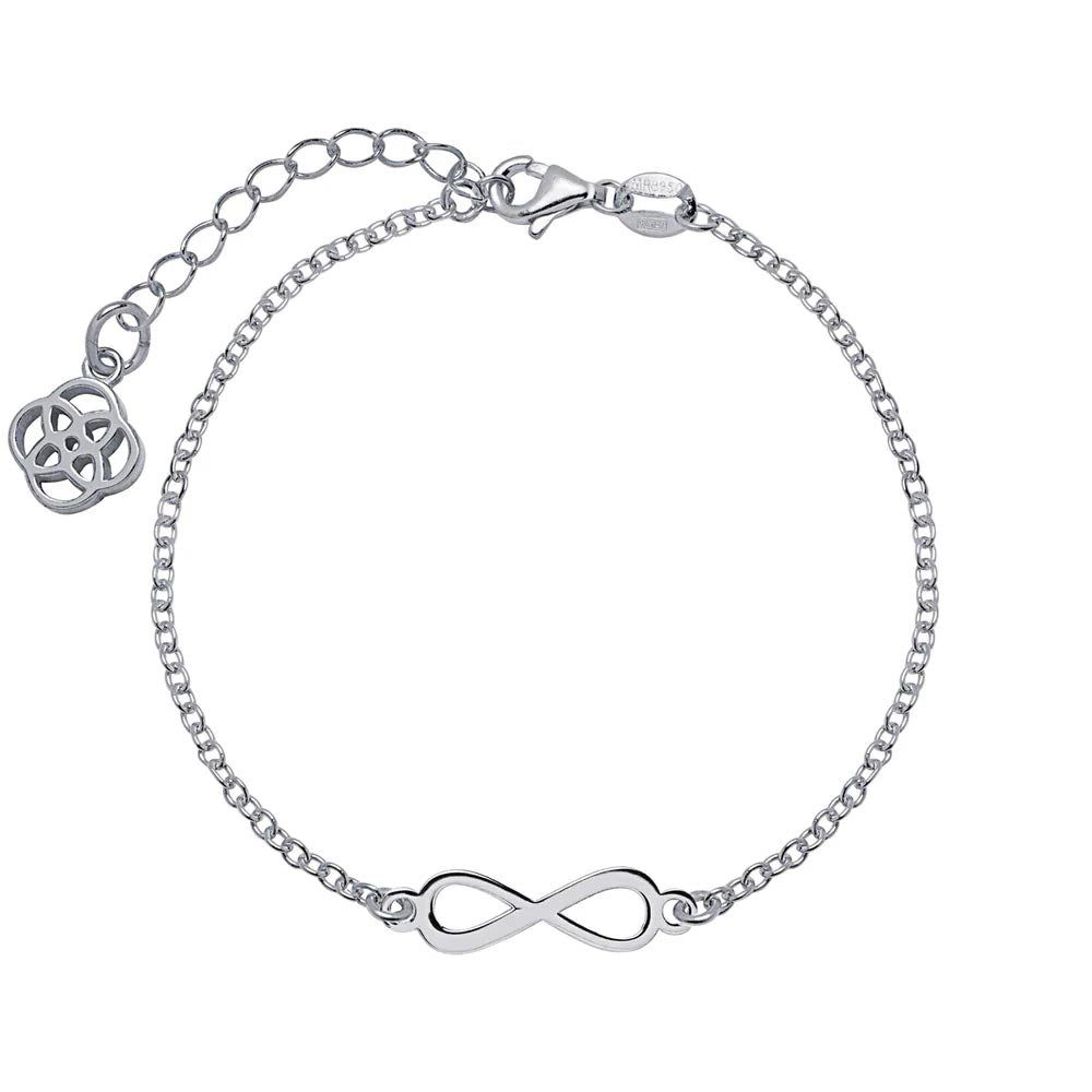 Pulsera Infinito Minimal Plata