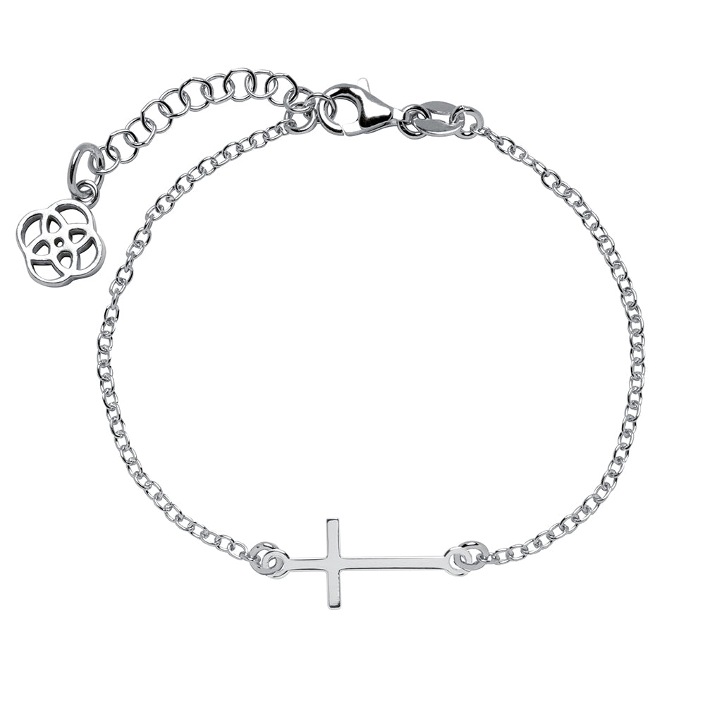 Pulsera Cruz Plata
