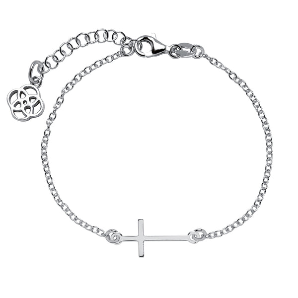 Pulsera Cruz Plata