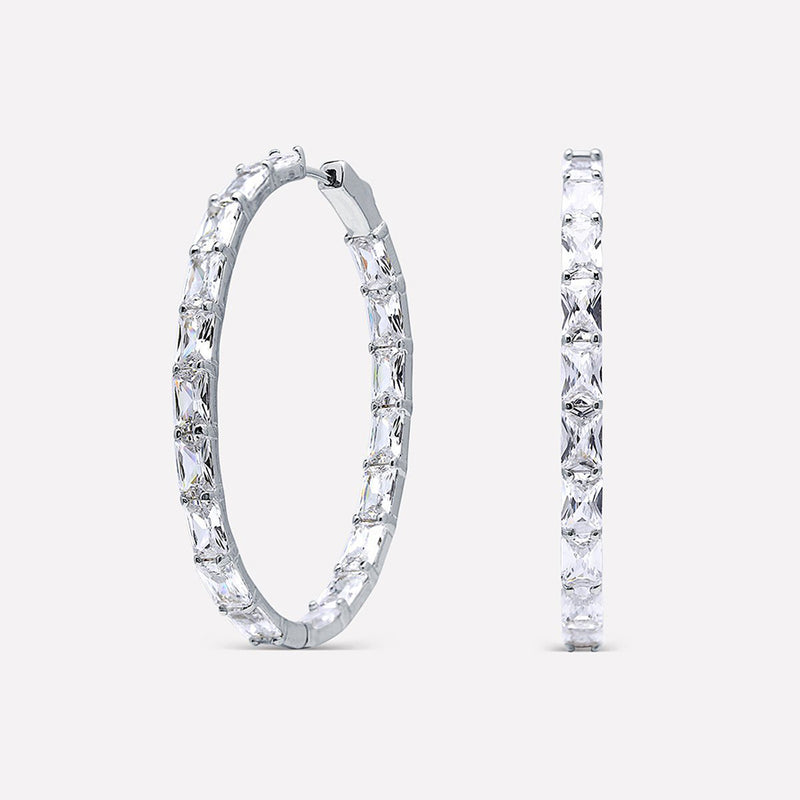 PENDIENTES PUR BAGUETTE OVAL SUPERIOR