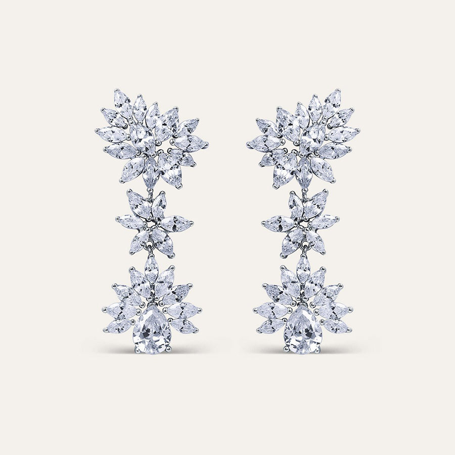 PENDIENTES LARGOS FLORAL SAVAGE