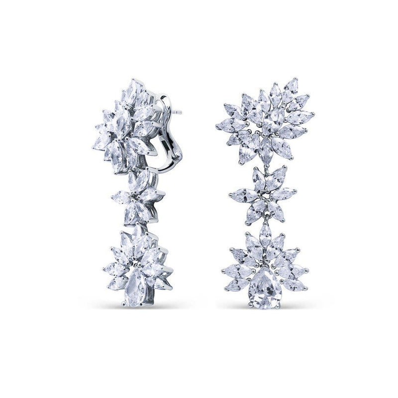 PENDIENTES LARGOS FLORAL SAVAGE