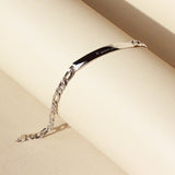 Pulsera Fígaro en plata 5mm