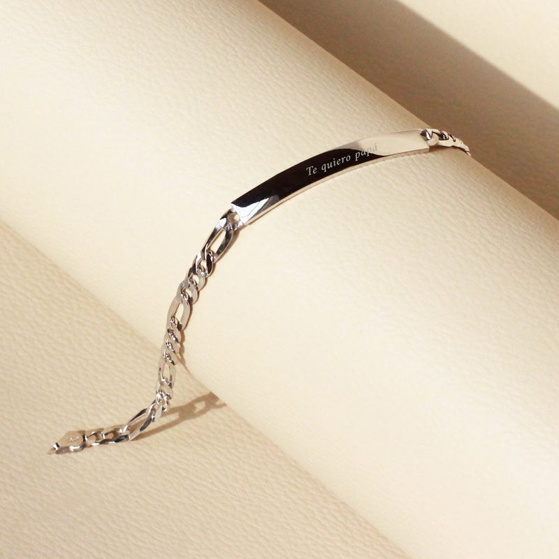 Pulsera Fígaro en plata 5mm