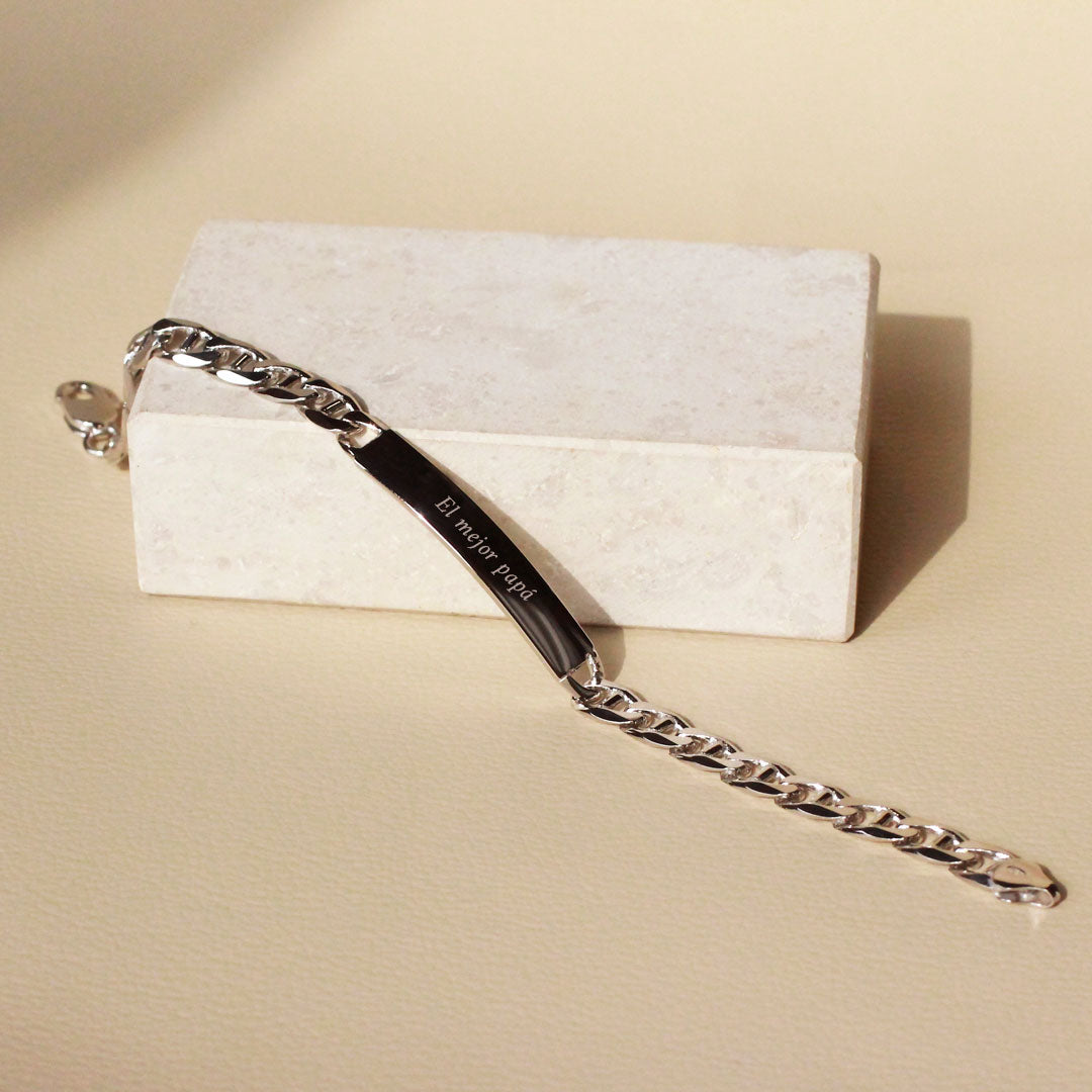 Pulsera Traversino 7mm Plata