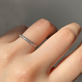 Anillo Row con Circonitas Plata