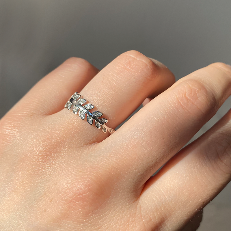 Anillo Hojas