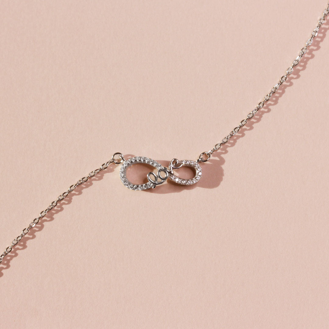 Collar Infinity Love Plata