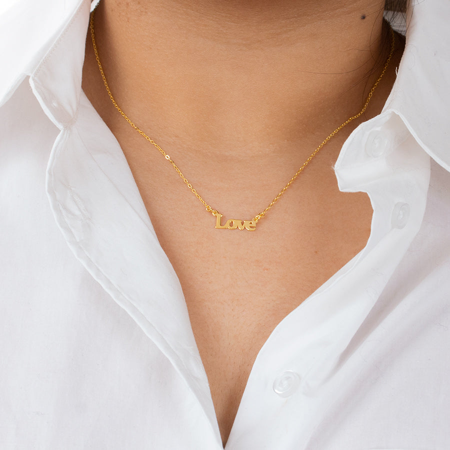 Collar Love Plata