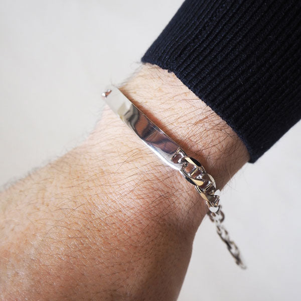 Pulsera Traversino en plata 8mm
